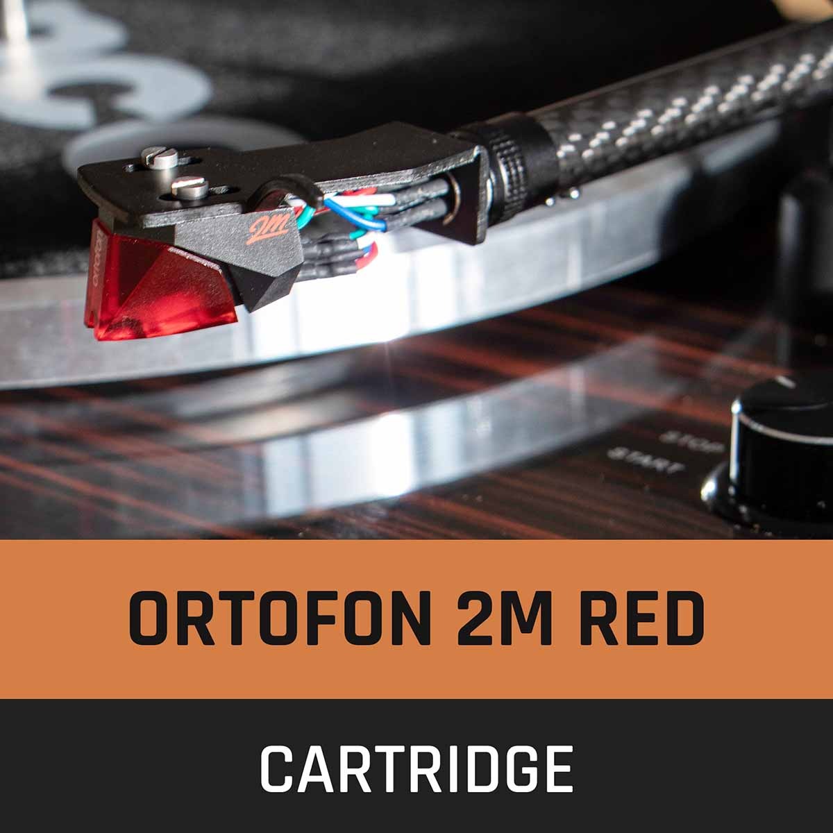 Lenco OPEN BOX LBT-345 Bluetooth Turntable w/Ortofon 2M Red - Walnut - A Grade
