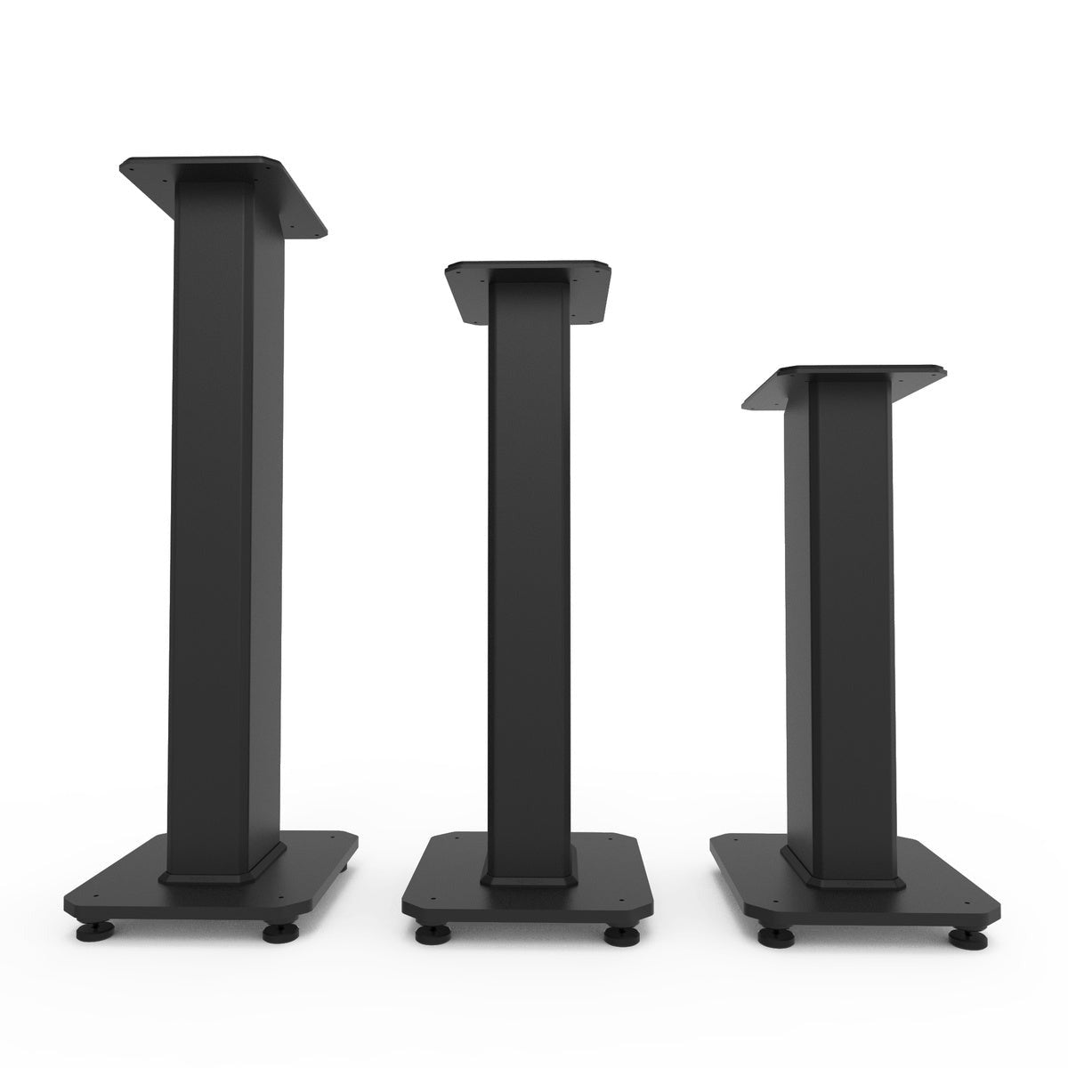 Kanto SX30 30" Fillable Speaker Stands with Isolation Feet and Fillable Channel - Black (Pair)