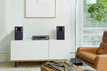 JBL 4305P Powered Bookshelf Speakers - Pair