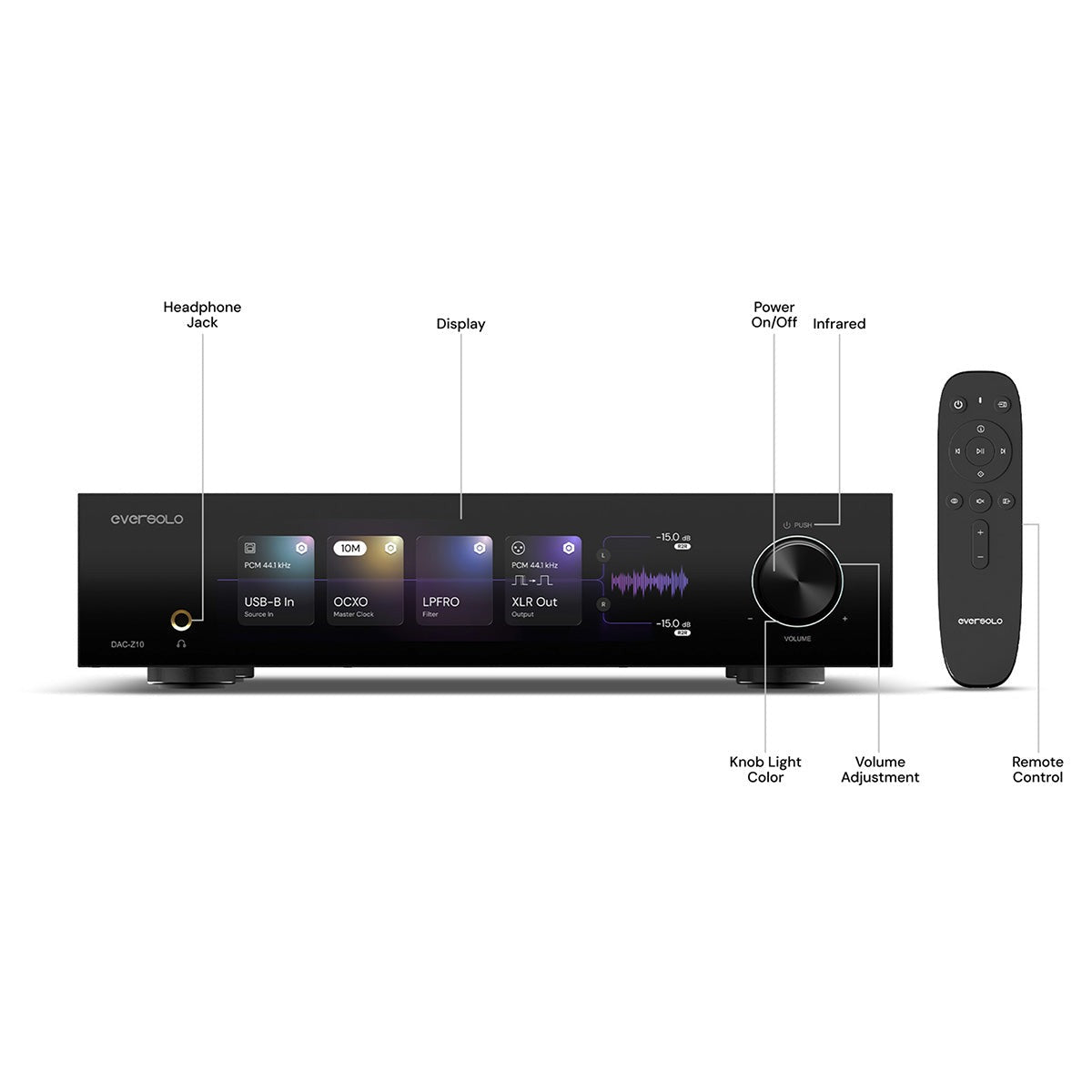 Eversolo DAC-Z10 High-Resolution DAC and Headphone Amplifier