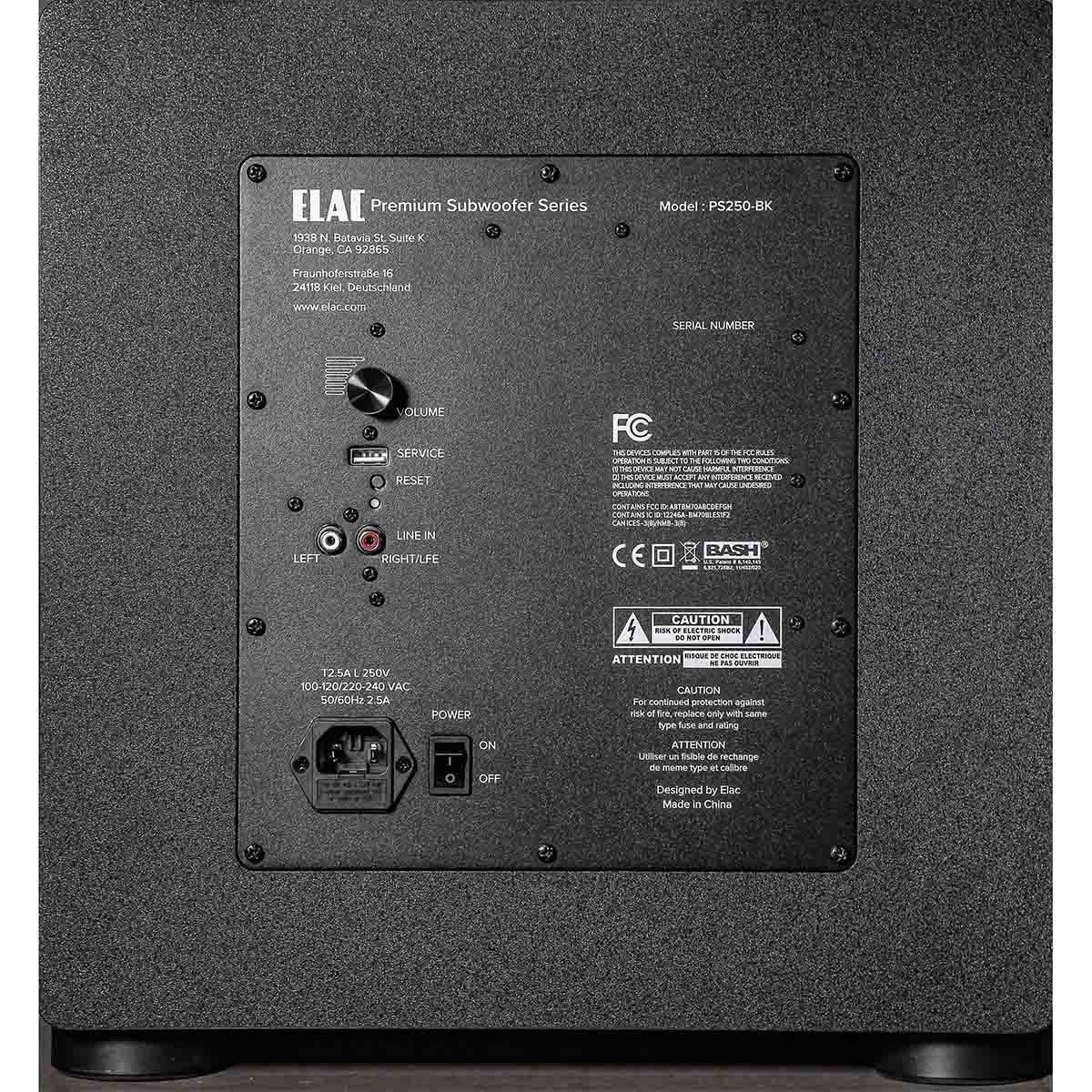 ELAC Varro PS250-BK Premium 10" Powered Subwoofer