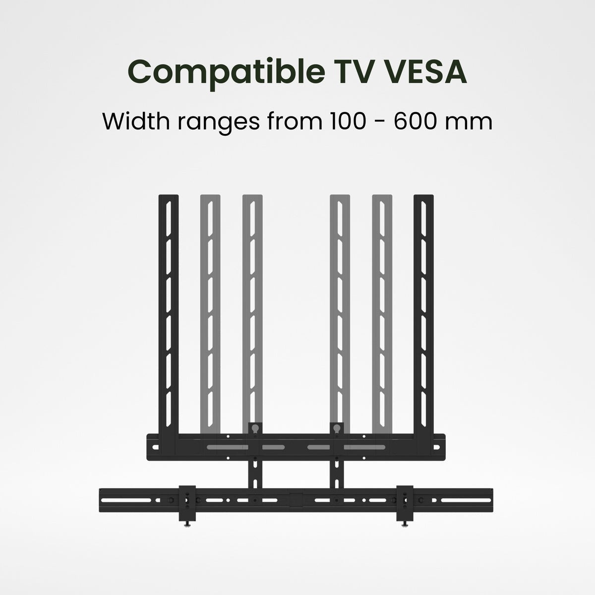 Kanto SB250 Premium Universal Sound Bar TV and Wall Mount Bracket