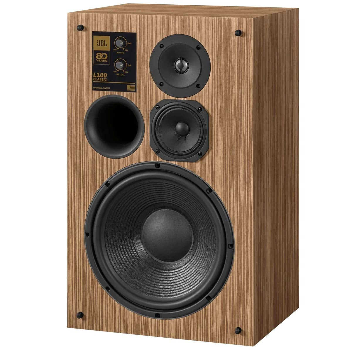 JBL L100 80th Anniversary Edition Speakers - Brown - Pair w/ Stands