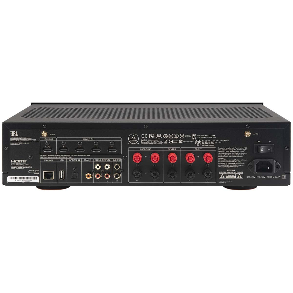 JBL MA510 5.2-Channel 8K AV Receiver