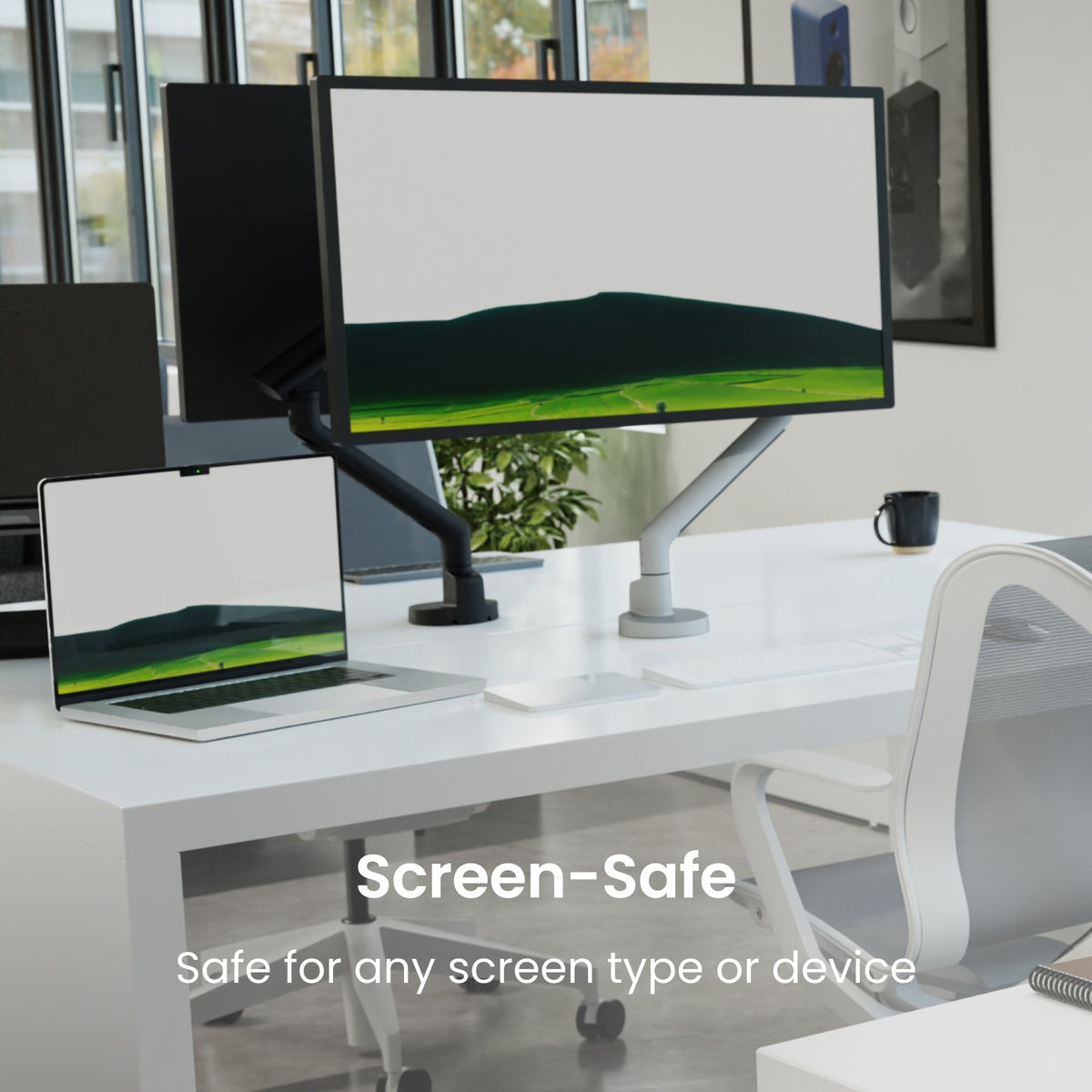 Kanto HT6-KIT Screen Cleaning Kit with Screen Safe Cleaning Spray, Microfiber Cloth and HDMI 2.1 Cable