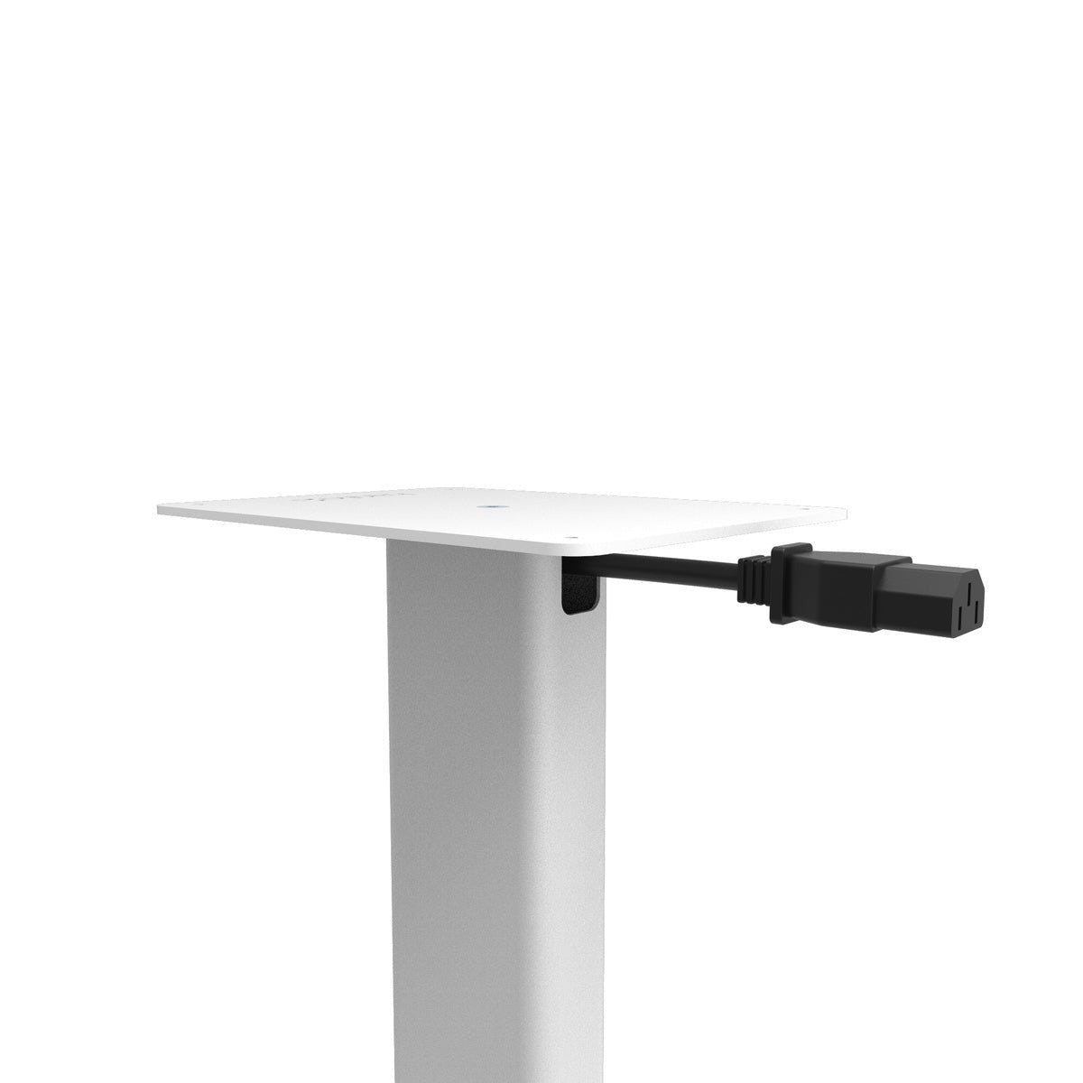 Kanto Universal Bookshelf Speaker Floor Stand - White (Pair)