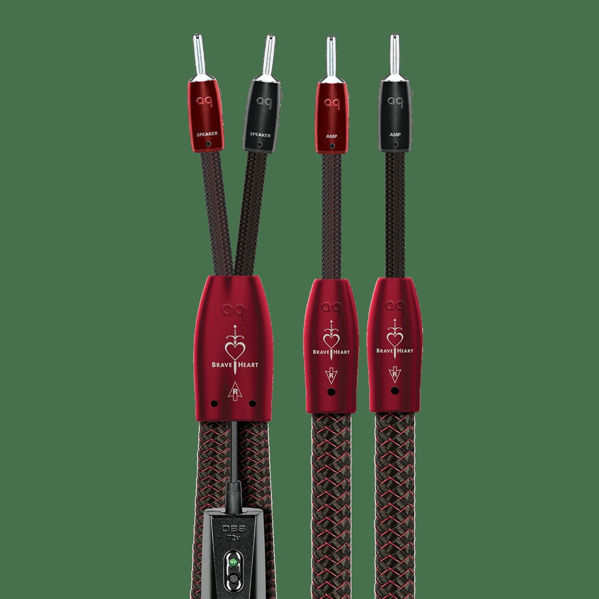 AudioQuest Brave Heart Full-Range Speaker Cable