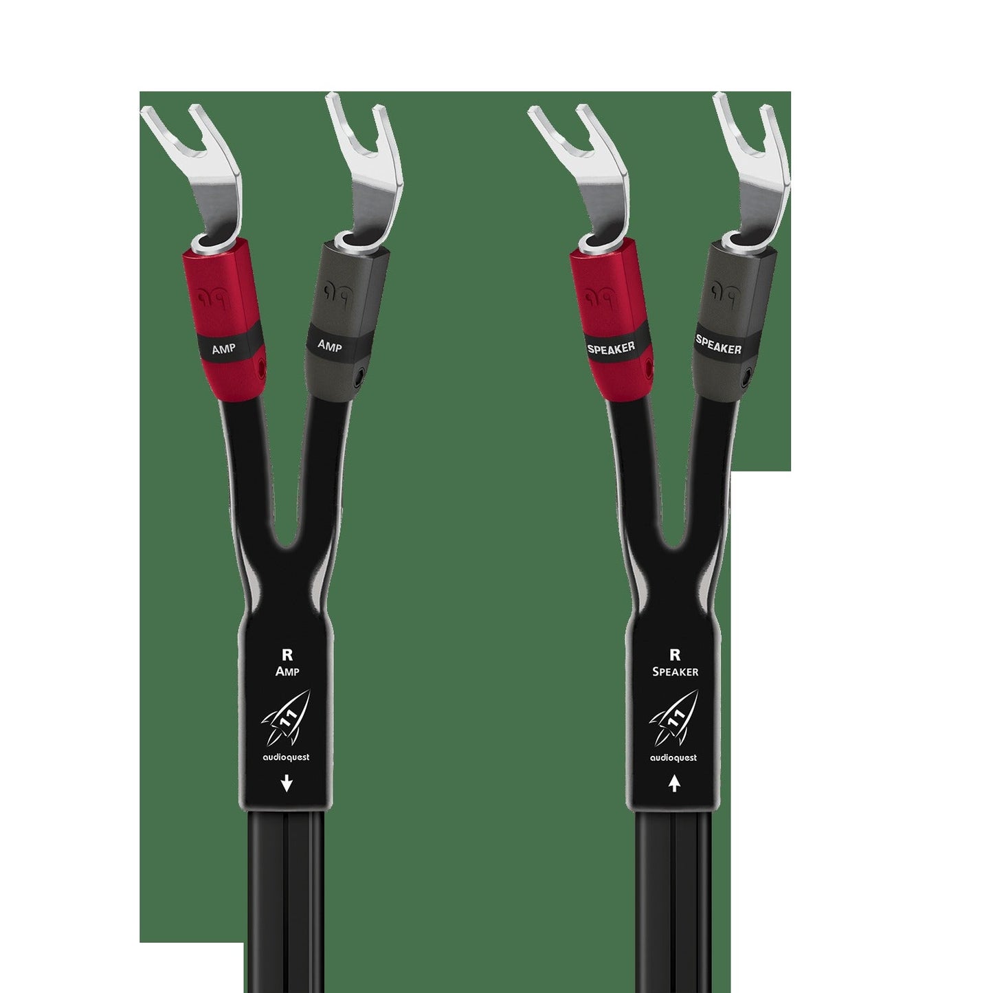 AudioQuest Rocket 11 Full-Range Speaker Cable w/ SureGrip 300 Connectors