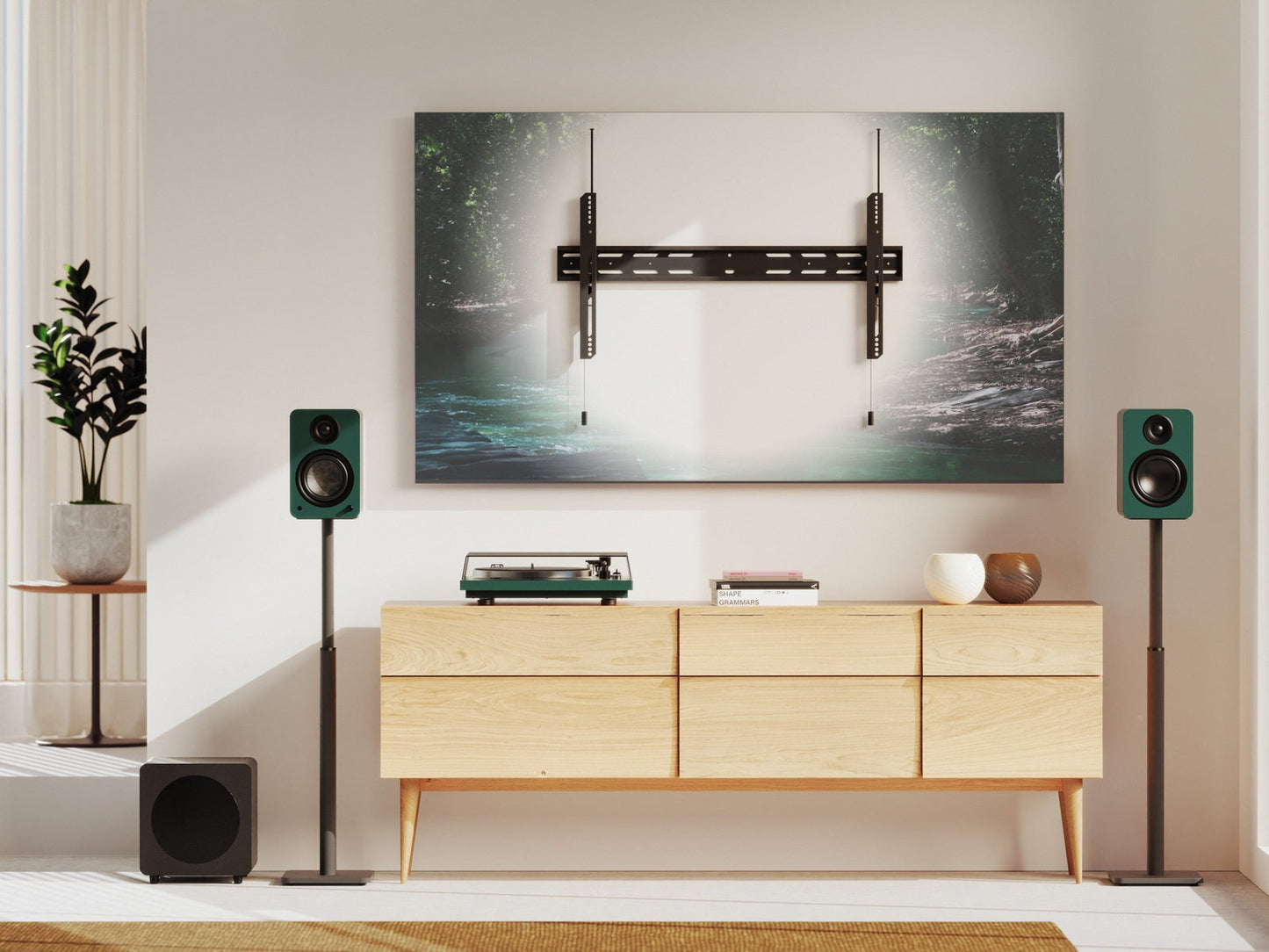 Kanto OBI3 Turntable with Bluetooth 5.3, Preamp, and Pitch Control