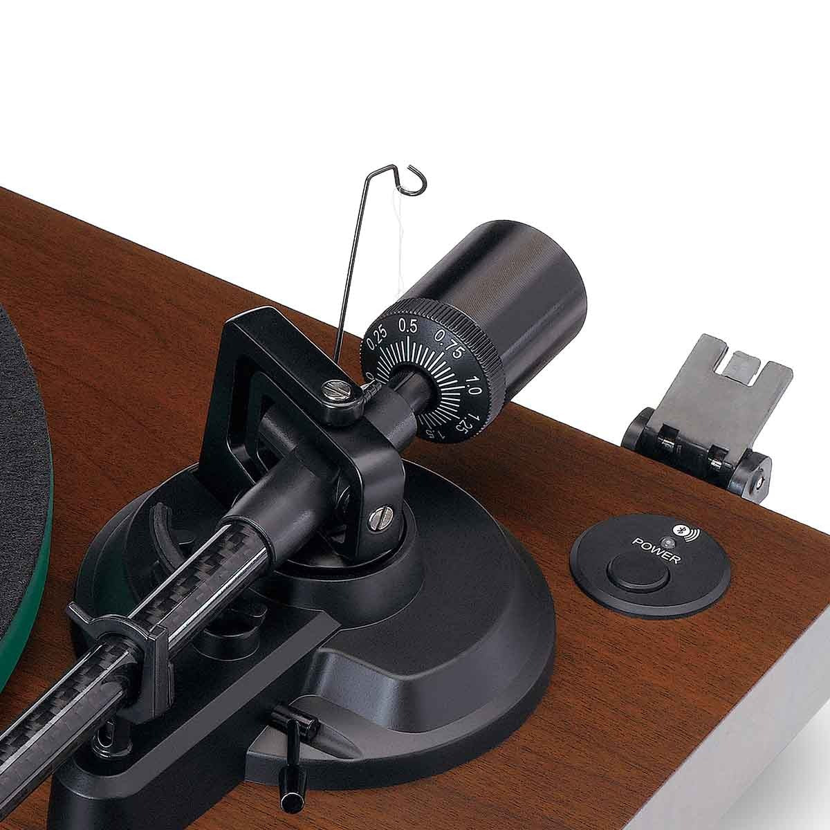 Lenco LBT-225 Bluetooth Turntable w/ Glass Platter and AT-VM95E Cartridge