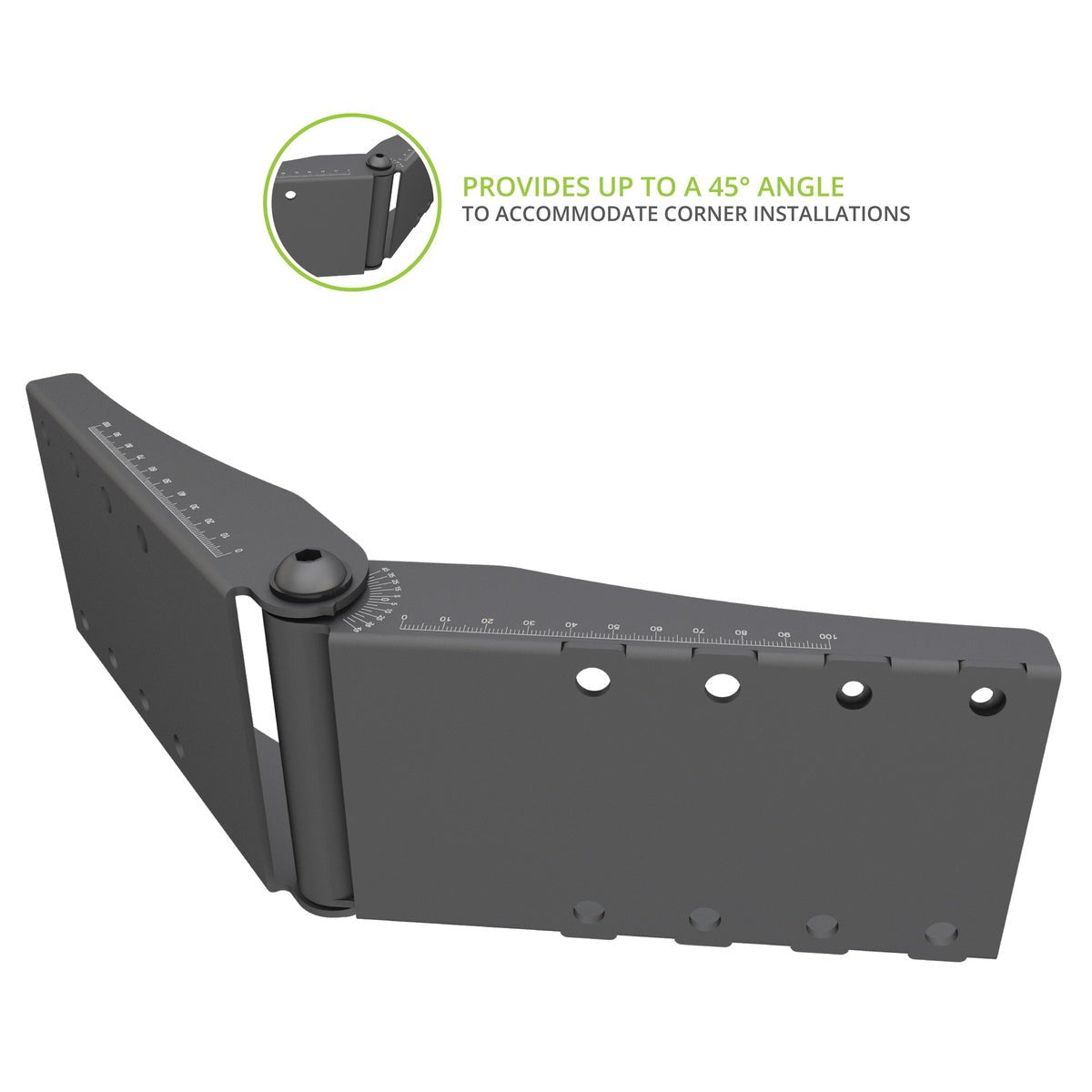 Kanto MB-EAC Menu Board Extrusion Angled Connector for MBC and MBW Menu Boards