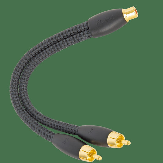 AudioQuest FLX-X F22M RCA Splitter - 1 x Female RCA > 2 x Male RCA