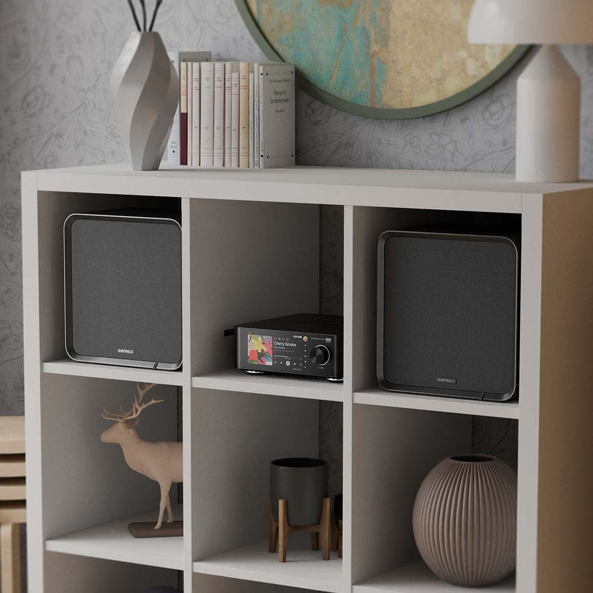 Eversolo SE100 Passive HiFi Bookshelf Speakers - Black - Pair