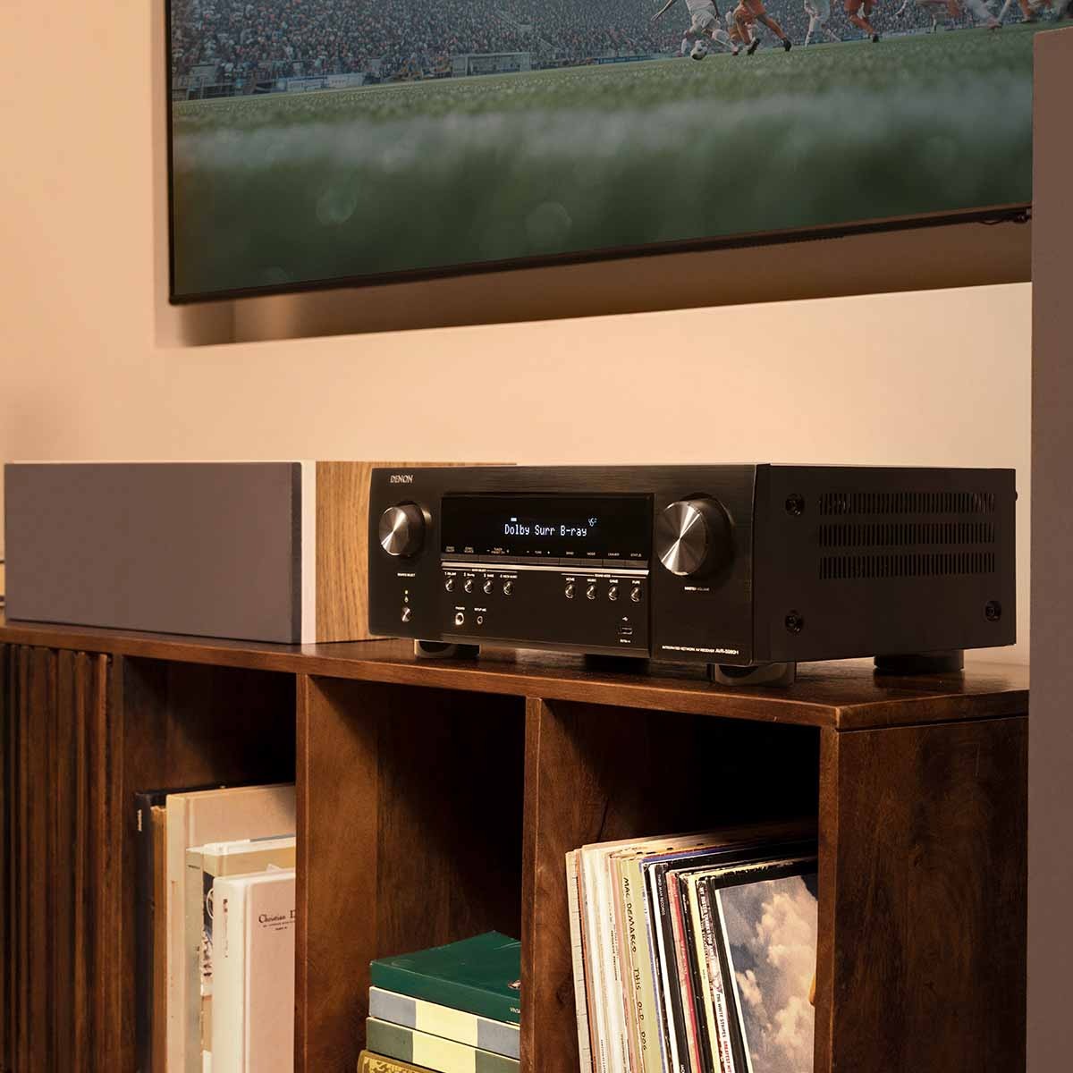 Denon AVR-S980H 7.2 Ch. 90W 4K/8K Dolby Atmos AV Receiver Powered by HEOS