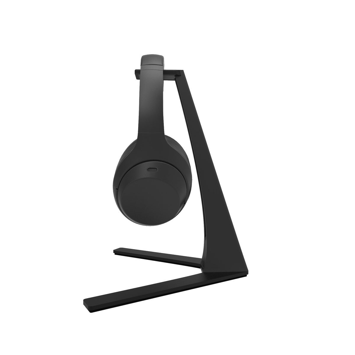 Kanto H3 Universal Desktop Headset Stand with Silicone Padding and Adapter Holder