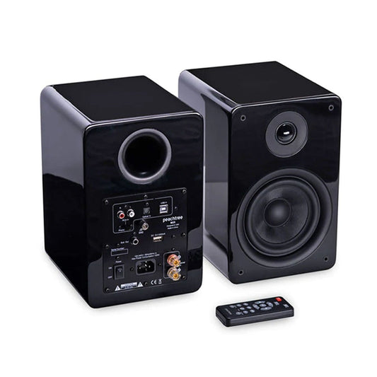 Peachtree OPEN BOX M25X Powered Speakers - Piano Black - Pair - A Grade