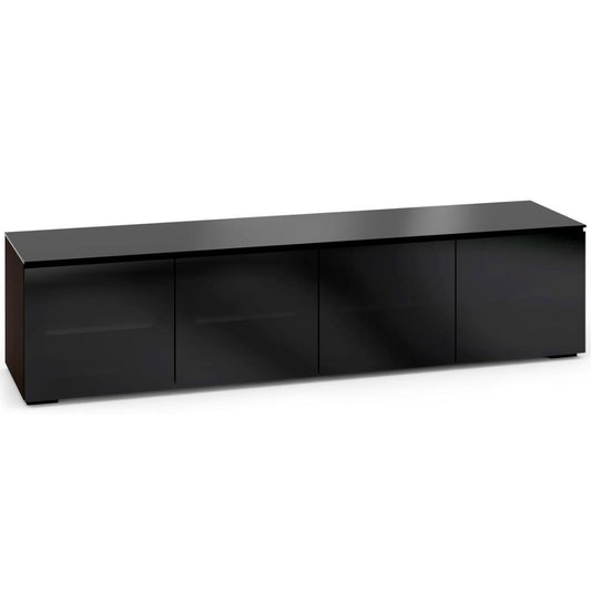 Salamander Designs Oslo 247 Quad-Width AV Cabinet - Wenge / Smoked Glass