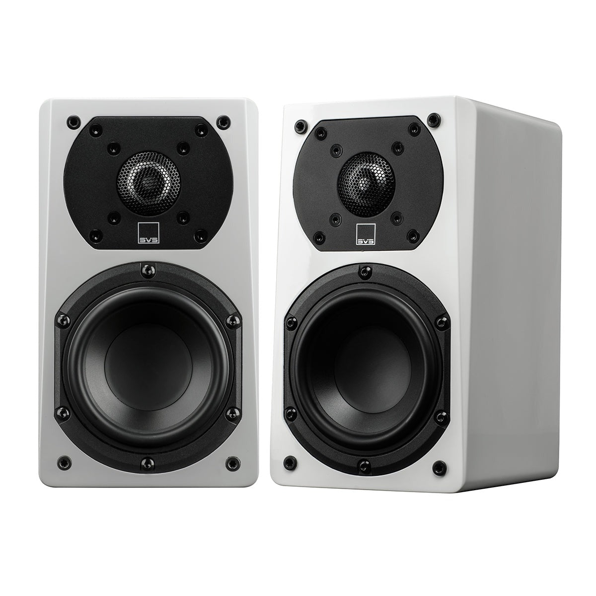 SVS OPEN BOX Prime Satellite Surround Speaker - Gloss White - Pair - A Grade