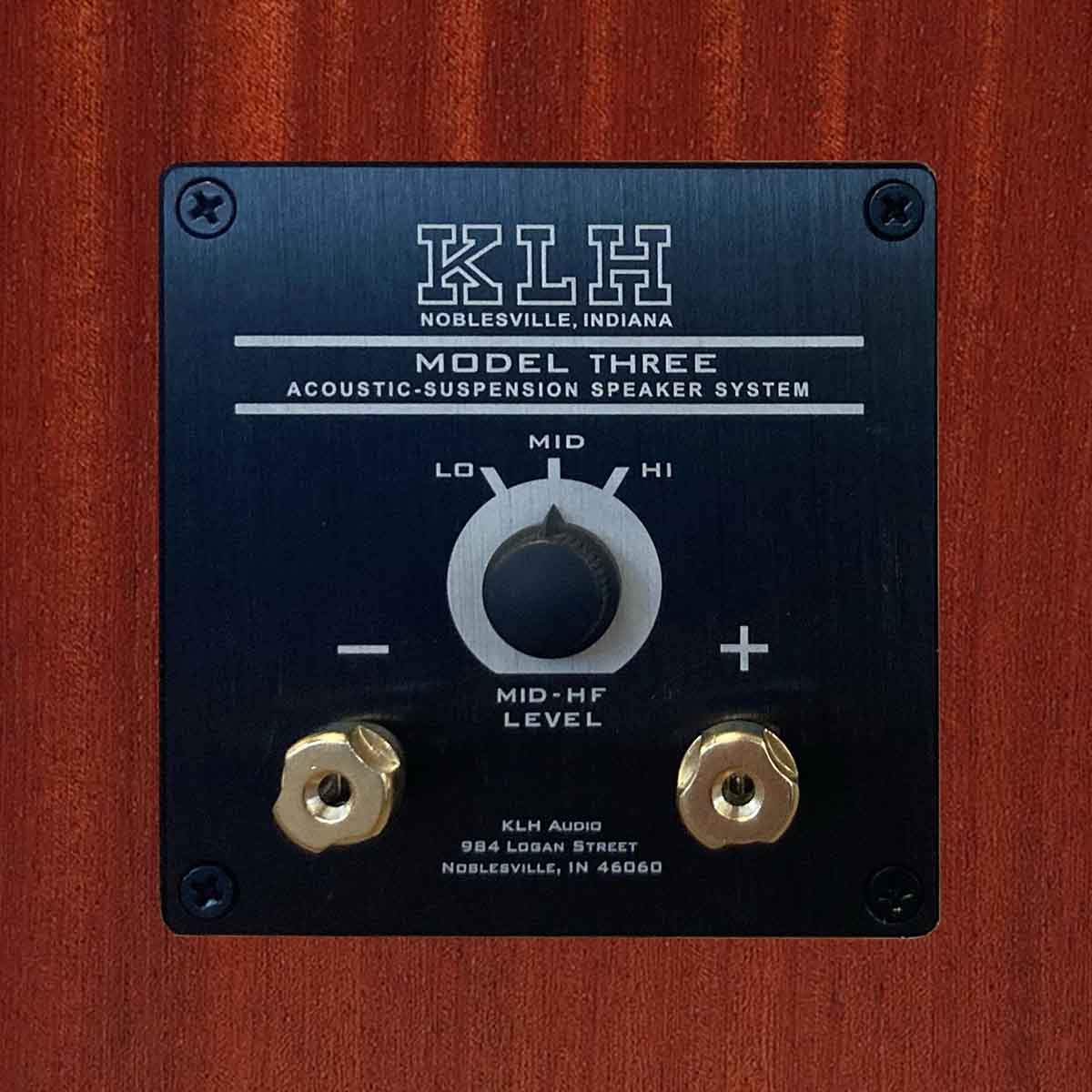 KLH Model Three Acoustic Suspension Loudspeakers - PAIR
