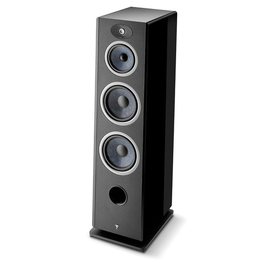 Focal Omada N4 Floor Standing Speaker Black High Gloss - Each