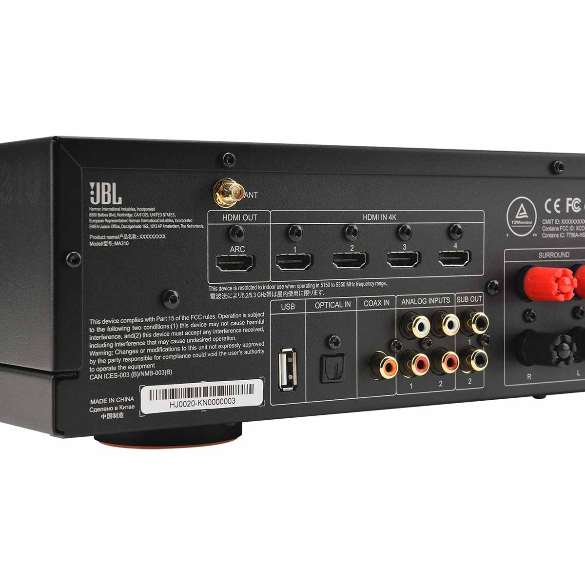 JBL MA310 5.2-Channel 4K AV Receiver