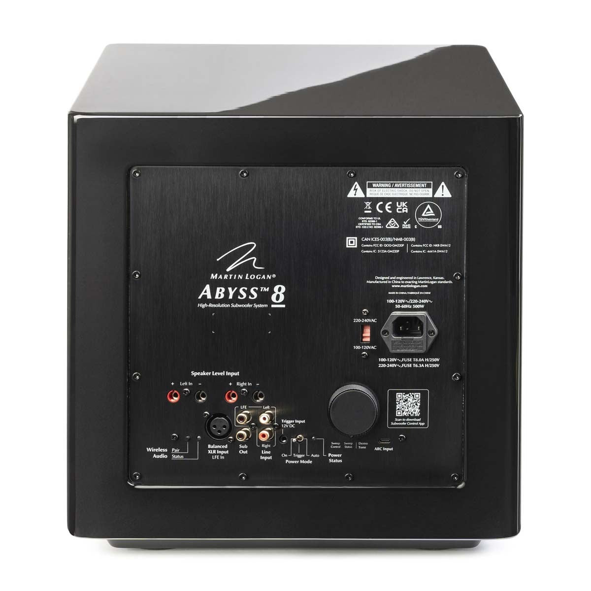 MartinLogan Abyss 8 High-Resolution Subwoofer System