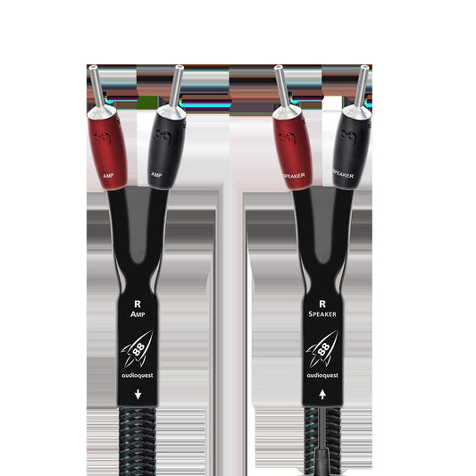 AudioQuest Rocket 88 Full-Range Speaker Cable w/ SureGrip 500 Connectors