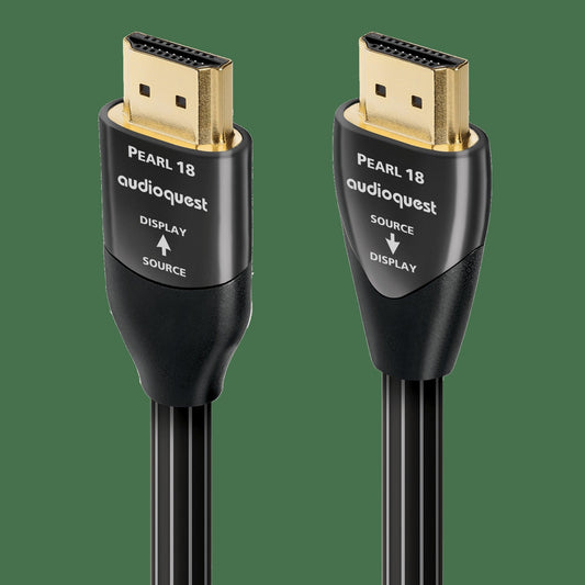 AudioQuest Pearl 18 2.0b HDMI Cable - 4K/8K Ultra HD, In-Wall Rated, High-Speed, 18Gbps, HDR, eARC