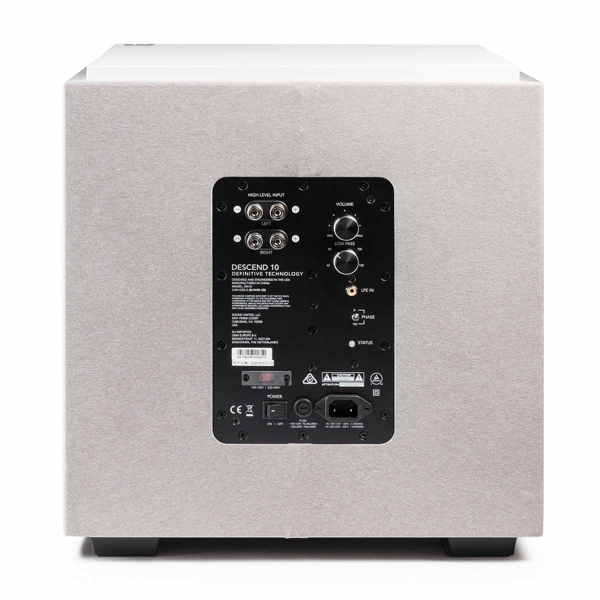 Definitive Technology Descend DN10 Ultra-Performance 10" Subwoofer