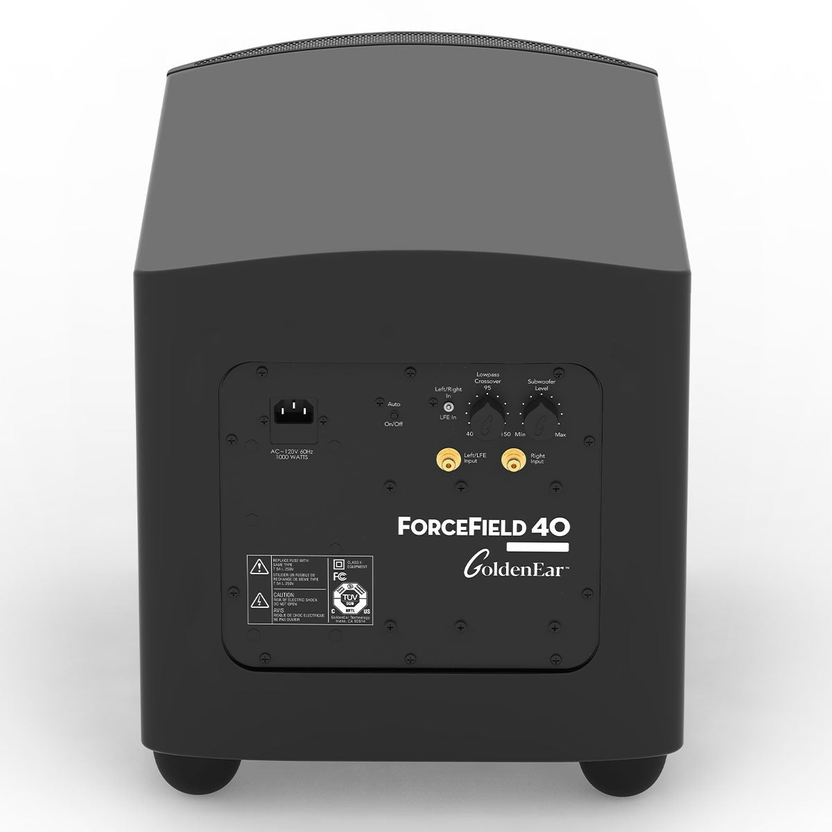GoldenEar ForceField 40 Compact Subwoofer - Black