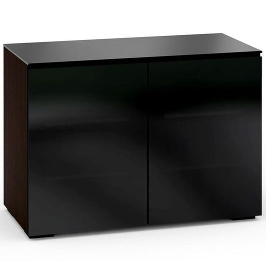 Salamander Designs Chameleon Oslo 323 Twin-Width V Cabinet - Wenge / Smoked Glass