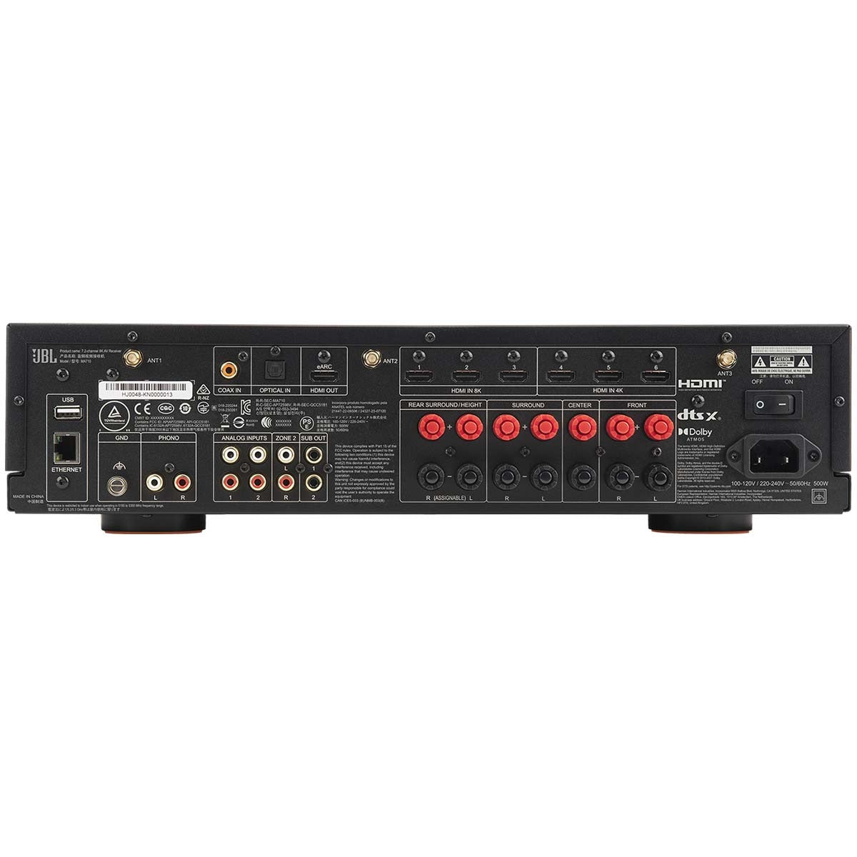 JBL MA710 7.2-Channel 8K AV Receiver