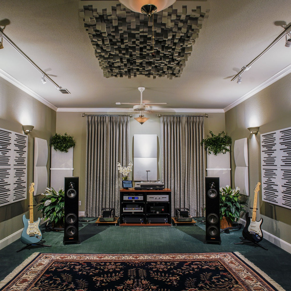 Vicoustic Multifuser DC3 Home Theater Diffusion Wall & Ceiling Acoustic Panel - 4 Pack