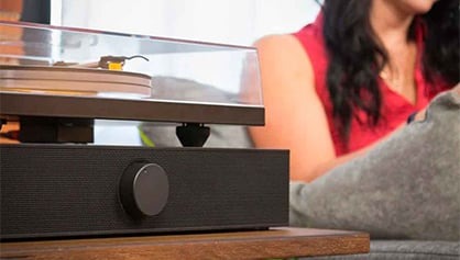 Andover Audio Spinbase Turntable Speaker System - White