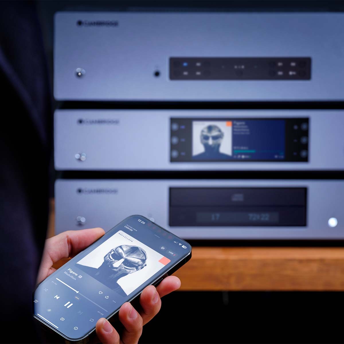 Cambridge CXN100 - Network Audio Streamer - Lunar Grey