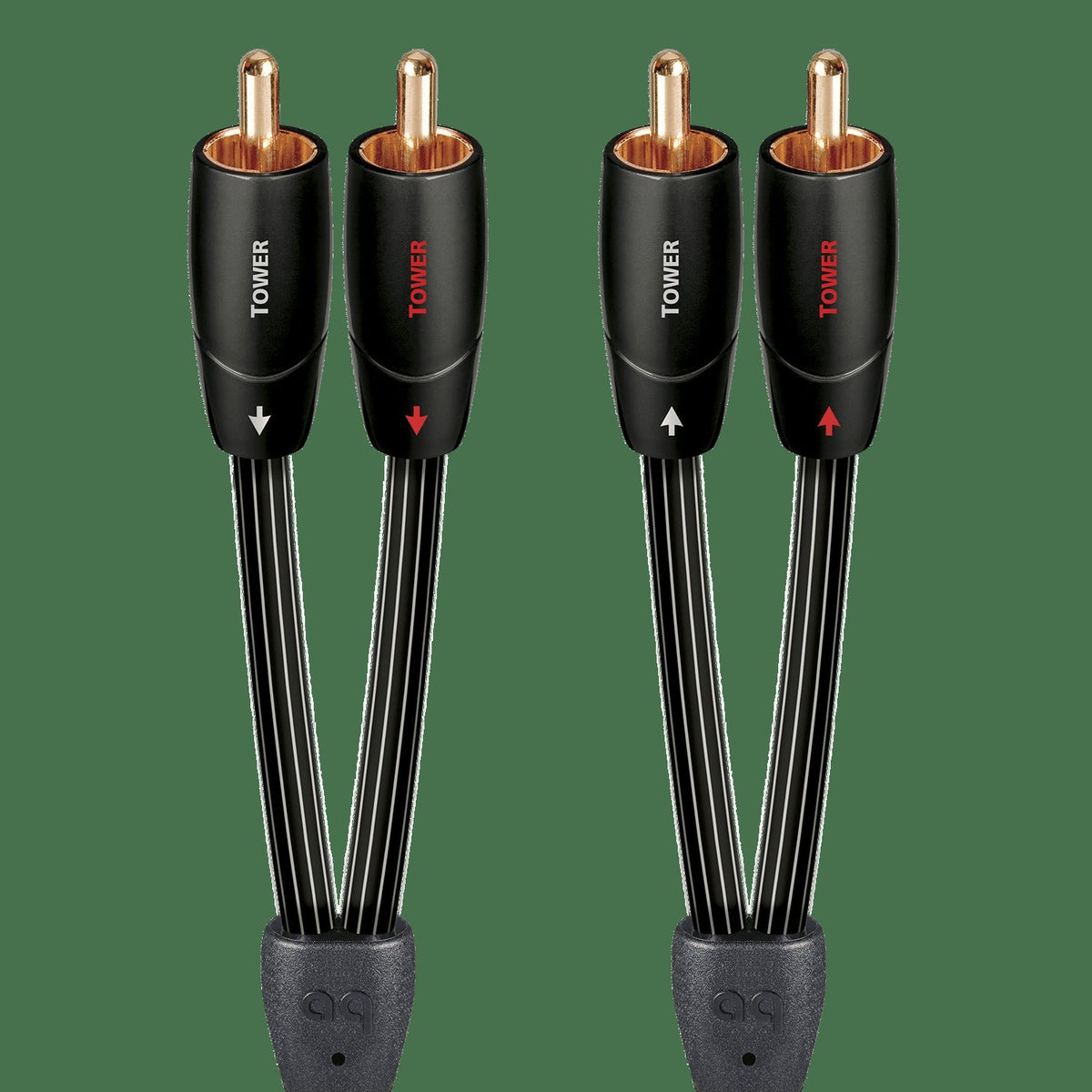 AudioQuest Tower RCA > RCA i-Pack Audio Interconnect Cable - Installer 5-Pack