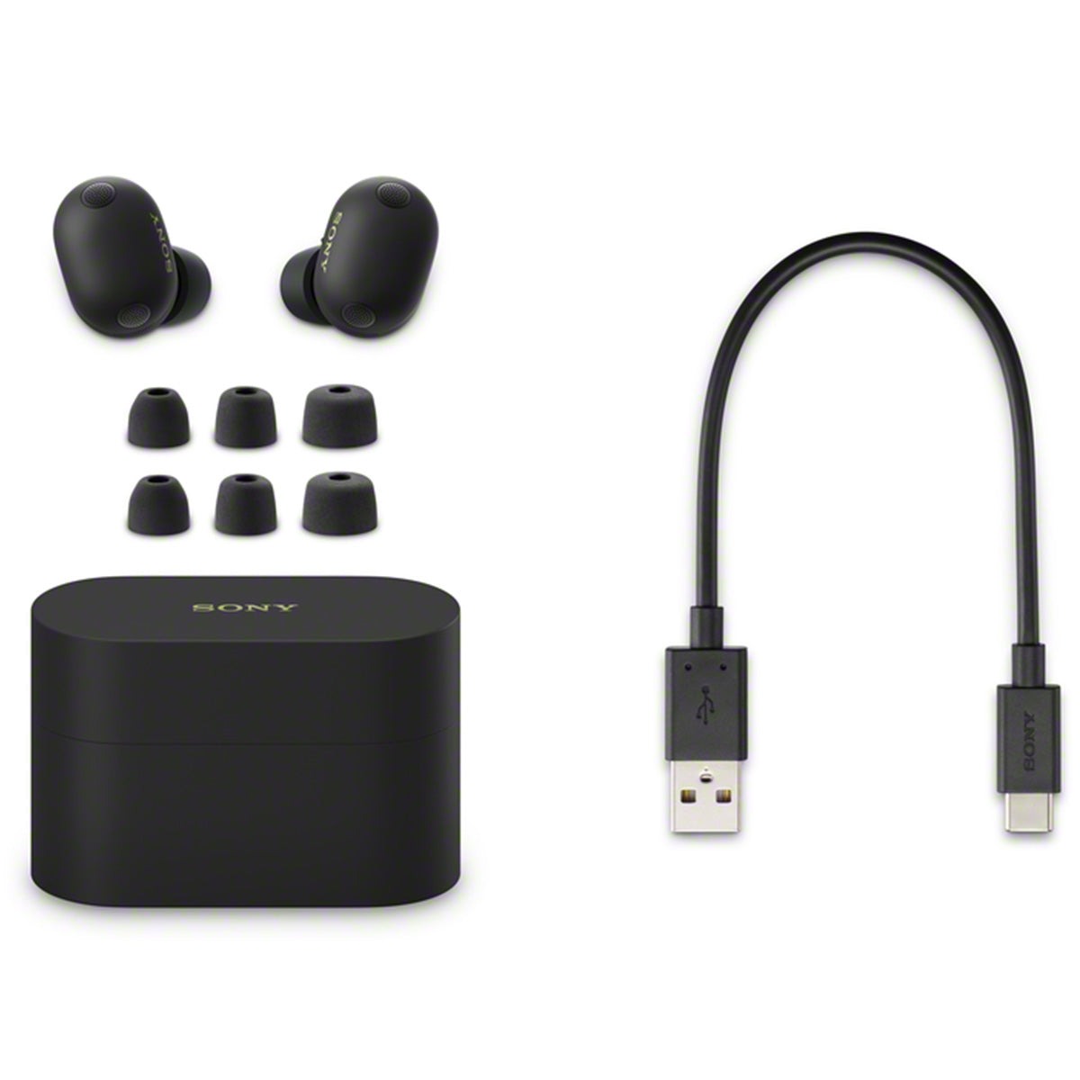 Sony WF-1000XM6 Wireless Noise Canceling Earbuds - Black