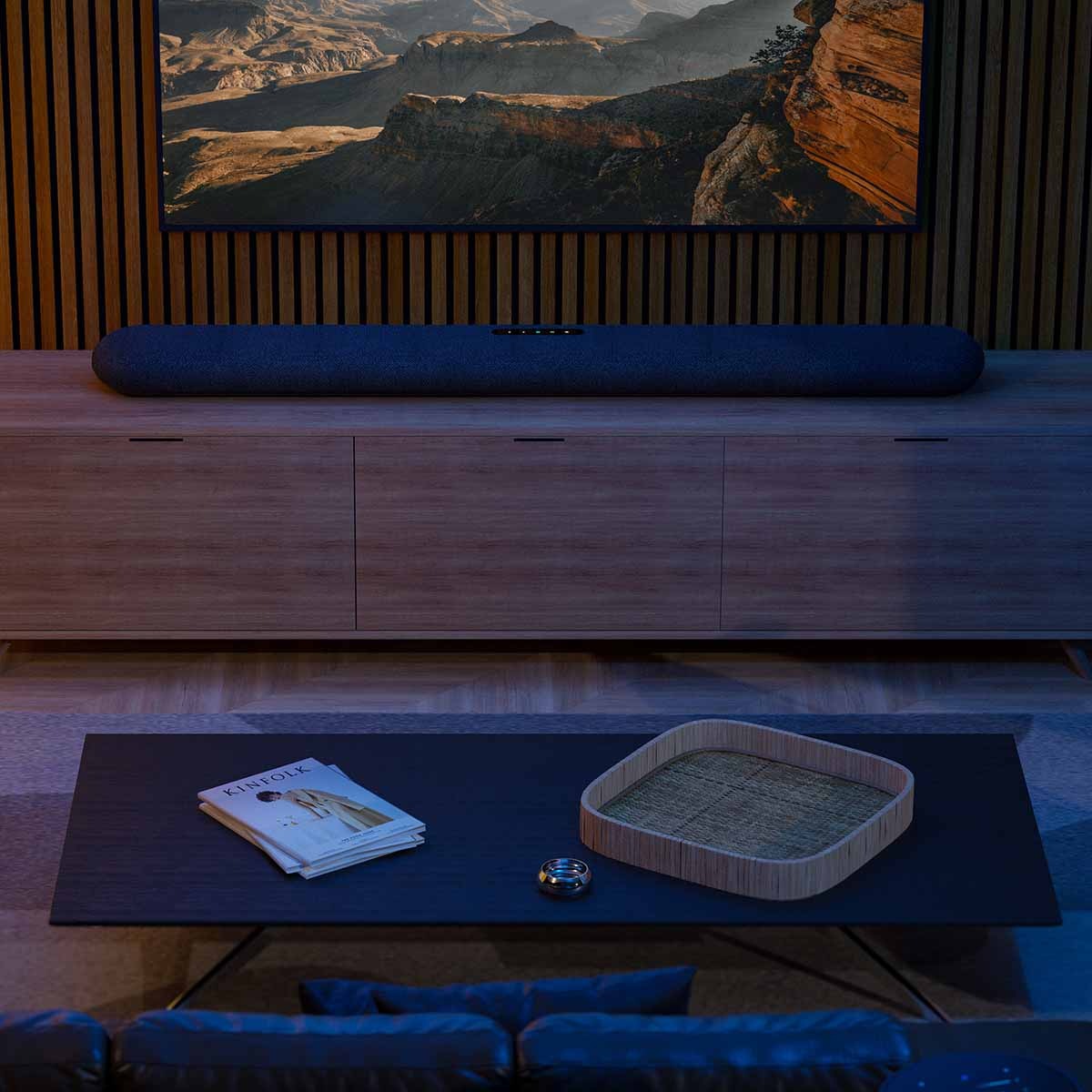 Bluesound Pulse Cinema Multi-Room Streaming Soundbar - Black