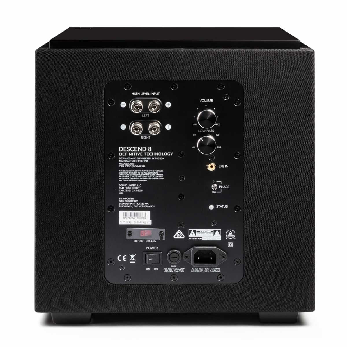 Definitive Technology Descend DN8 Ultra-Performance 8" Subwoofer