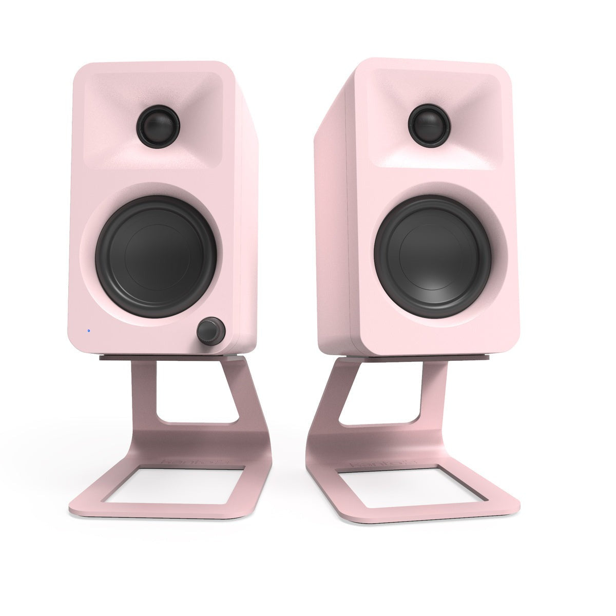 Kanto SE2P Elevated Desktop Speaker Stands for Small Speakers - Pink (Pair)