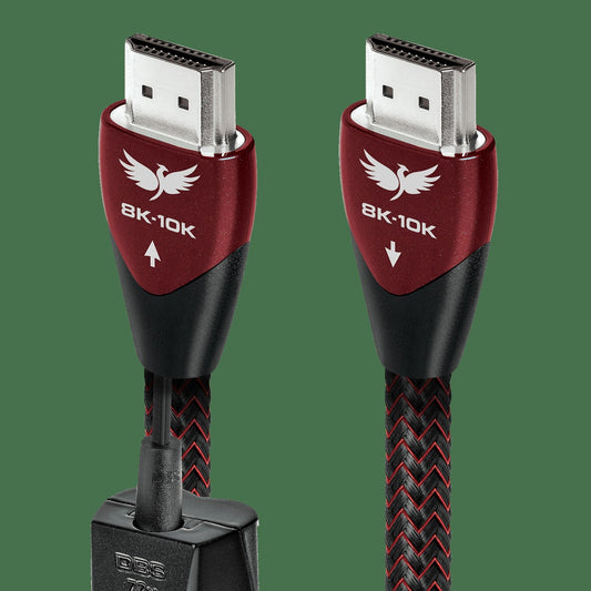 AudioQuest FireBird 48 2.1 HDMI Cable - 8K/10K Ultra HD, Gaming, High-Speed, 48Gbps, HDR, eARC