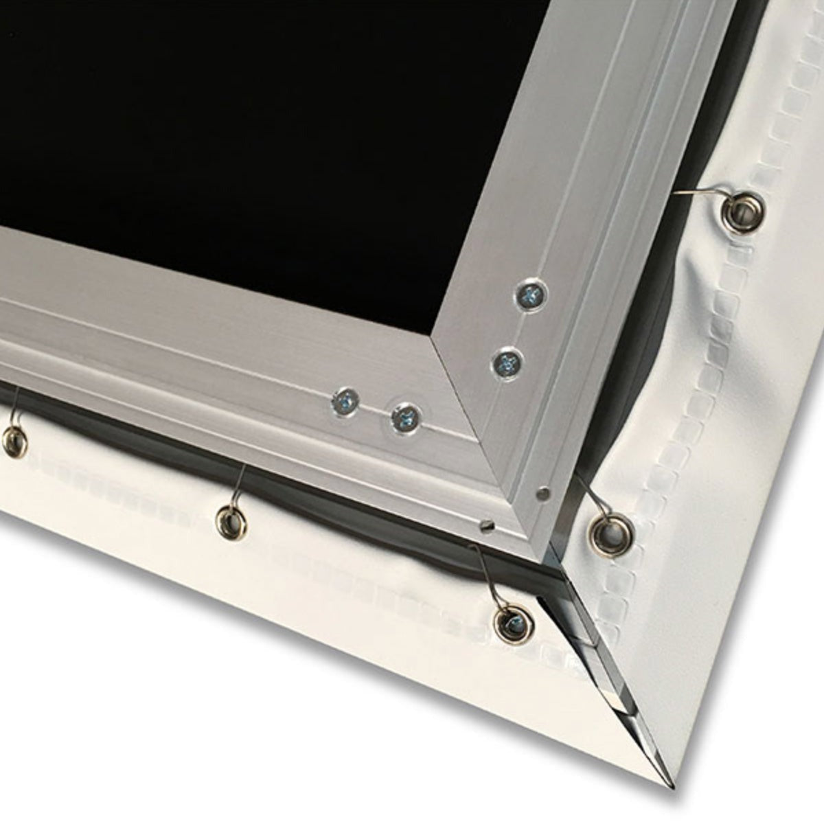 EPV Screens Prime Vision ISF eFinity Premium, Edge-Free ISF-Certified, Matte White 16:9 Projection Screen w/ LED Kit Included - 135"