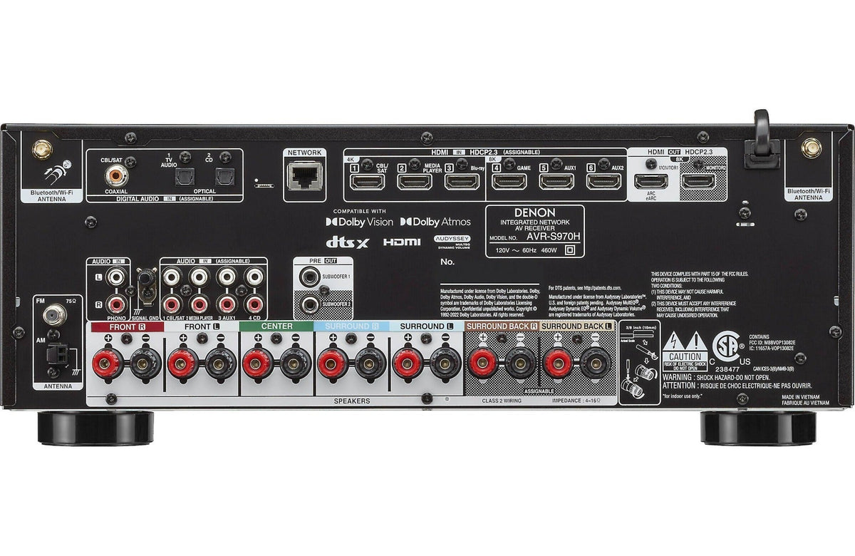 Denon AVR-S970H 7.2 Channel Receiver