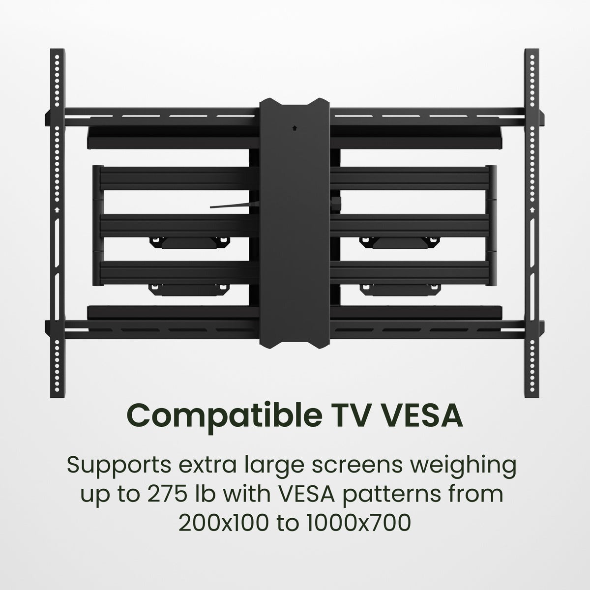 Kanto PMX900HD Pro Series Full Motion Articulating TV Wall Mount for 65” - 140” TVs