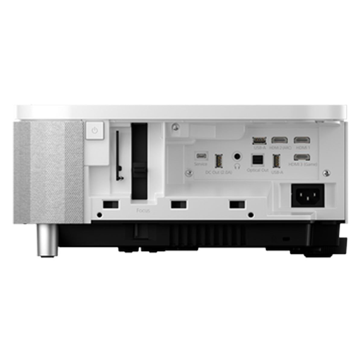 Epson EpiqVision Ultra LS800 Super Ultra Short Throw Projector w/ optional Epson SilverFlex ALR Projector Screen