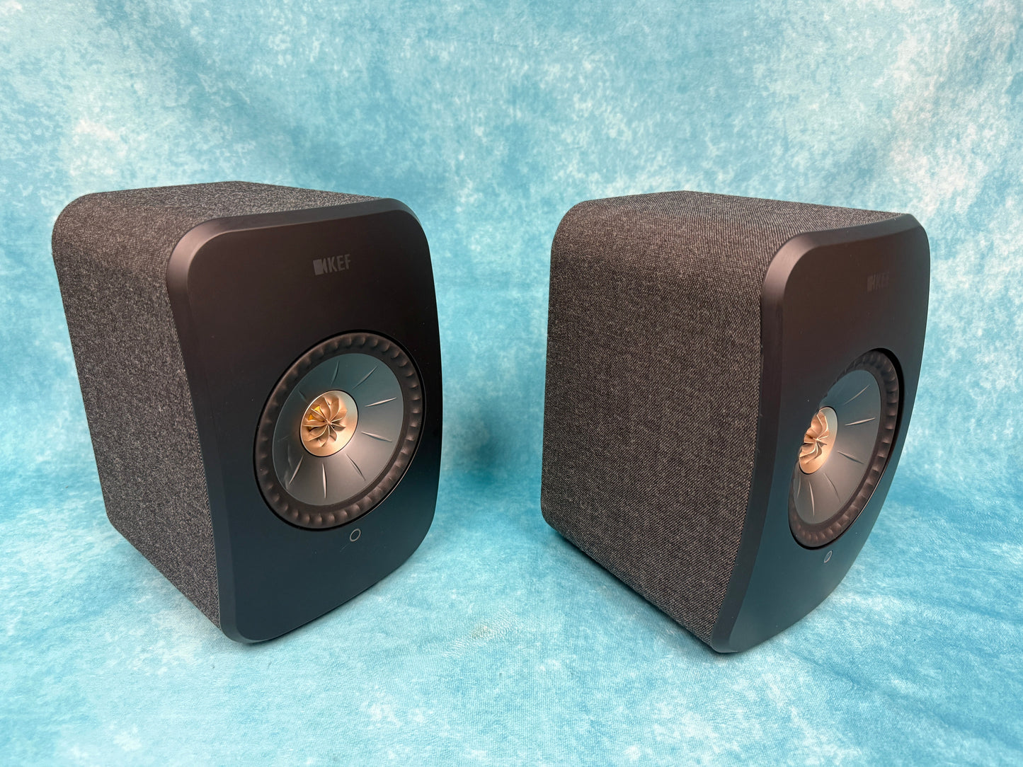 KEF OPEN BOX LSX II Wireless HiFi Speakers - Carbon Black - Pair - B Grade