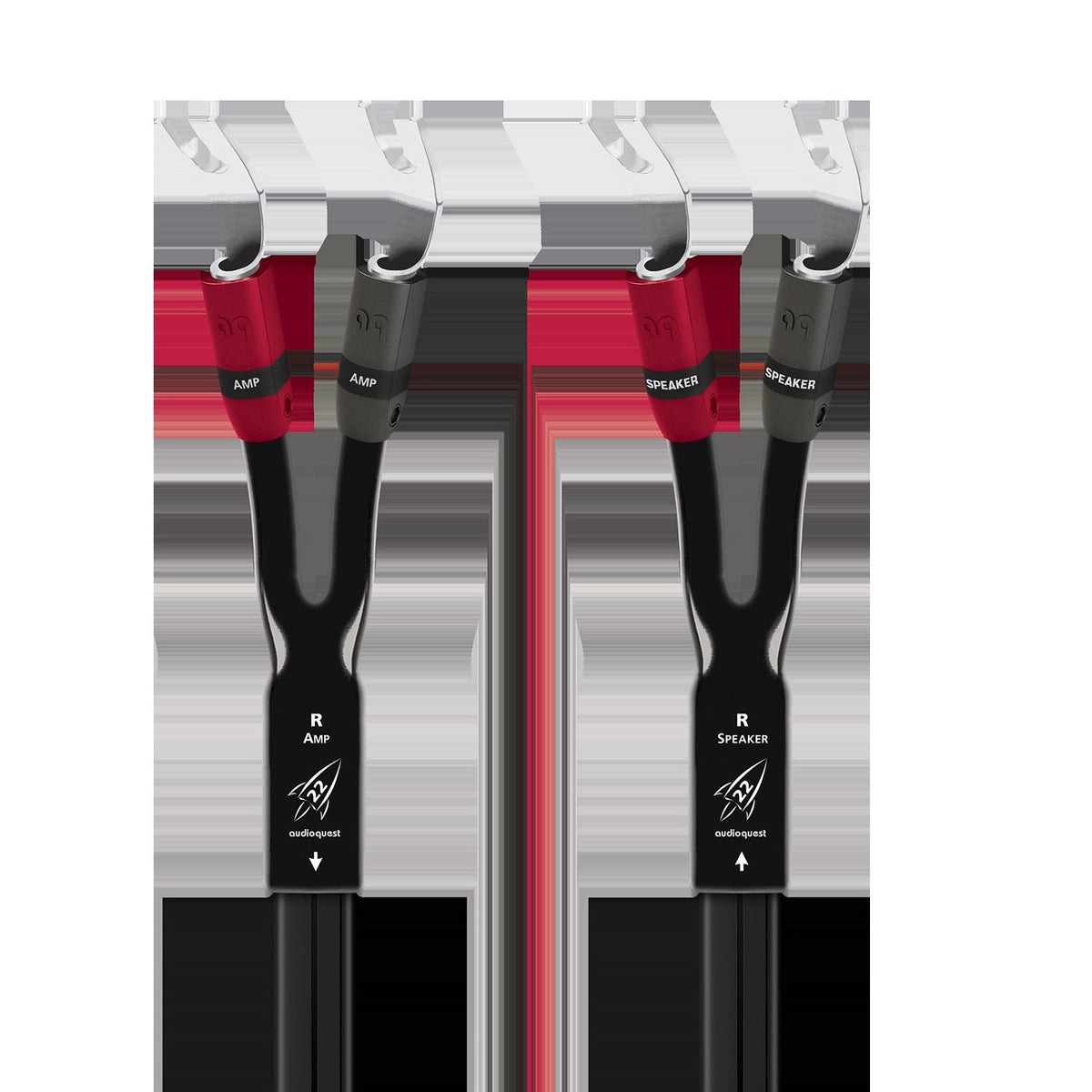 AudioQuest Rocket 22 Full-Range Speaker Cable w/ SureGrip 300 Connectors