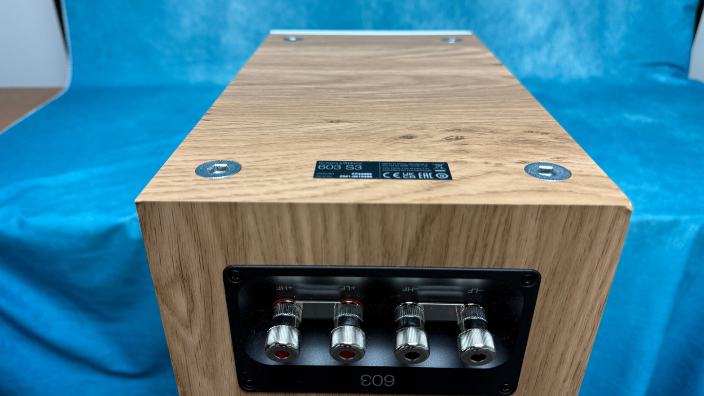 Bowers & Wilkins 603 S3 Floorstanding Speaker - Oak