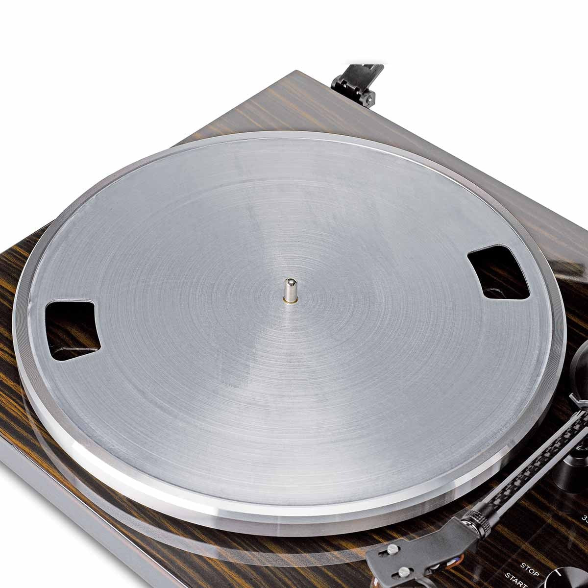 Lenco LBT-345 Bluetooth Turntable w/ Ortofon 2M Red