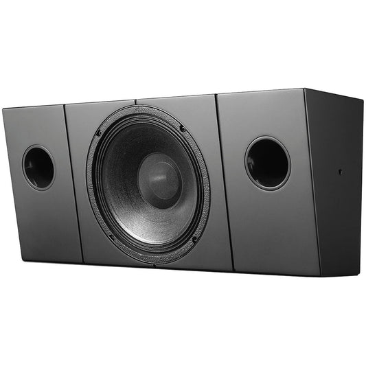 Ascendo Audio The10 Passive LED Phanton Voice On-Wall Loudspeaker - Black/Black Grille - Each